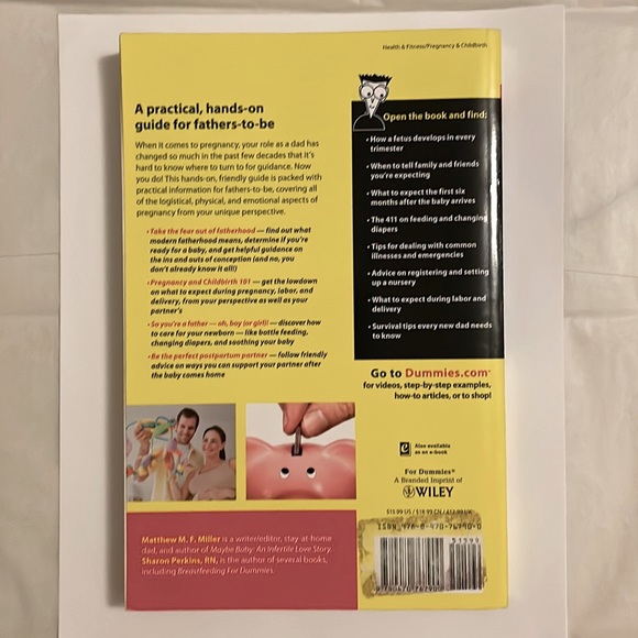 4/$10 Dad’s guide to pregnancy for dummies book, New condition, Never read - Picture 2 of 3